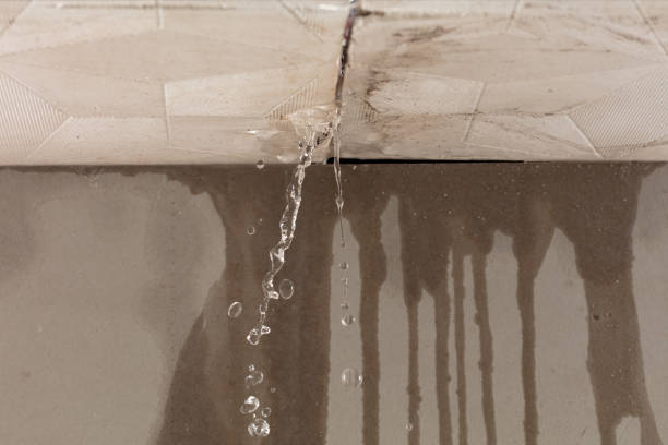 Professional Burst Pipe Cleanup technician working in Cotton Center, TX